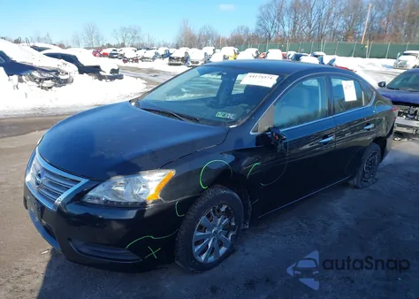 2015 Nissan Sentra Fe+ S/S/Sl/Sr/Sv z USA, uszkodzony, nr VIN 3N1AB7AP4FL660835